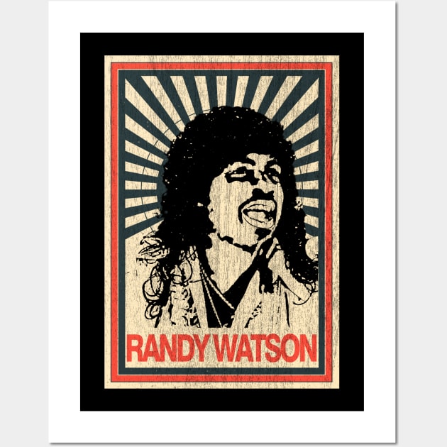 Vintage Poster Randy Watson Wall Art by Odd Even